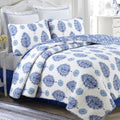 Cozy Line Hittle 3 Piece Cotton Reversible Quilt Set