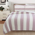Cozy Line Josie Stripe Reversible Cotton Quilt Set