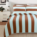 Cozy Line Joslyn Stripe Reversible Cotton Quilt Set