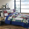 Cozy Line Nate Patchwork Reversible Cotton Quilt Set
