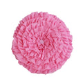Cozy Line Ruffled Flower Shaped Throw Pillow