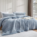 Cozy Peaks Coma Inducer Oversized Comforter Chevron Frosted Navy