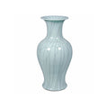 Crackle Fish Tail Floor Vase