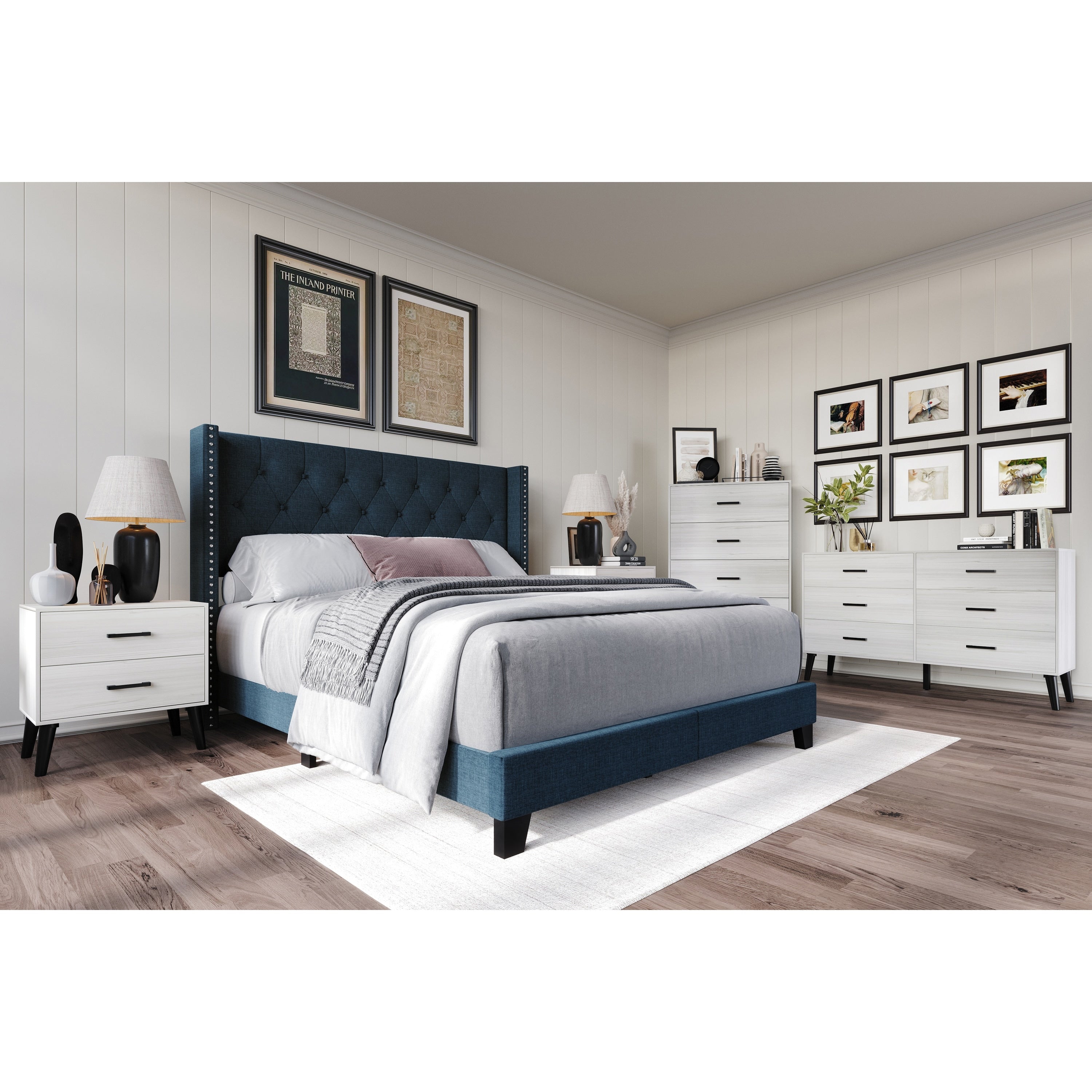 Craftporch Classic 5 Pieces Bedroom Set