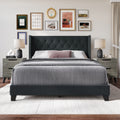 Craftporch Classic Bedroom Set With 2 Pieces Dark Grey Nightstand