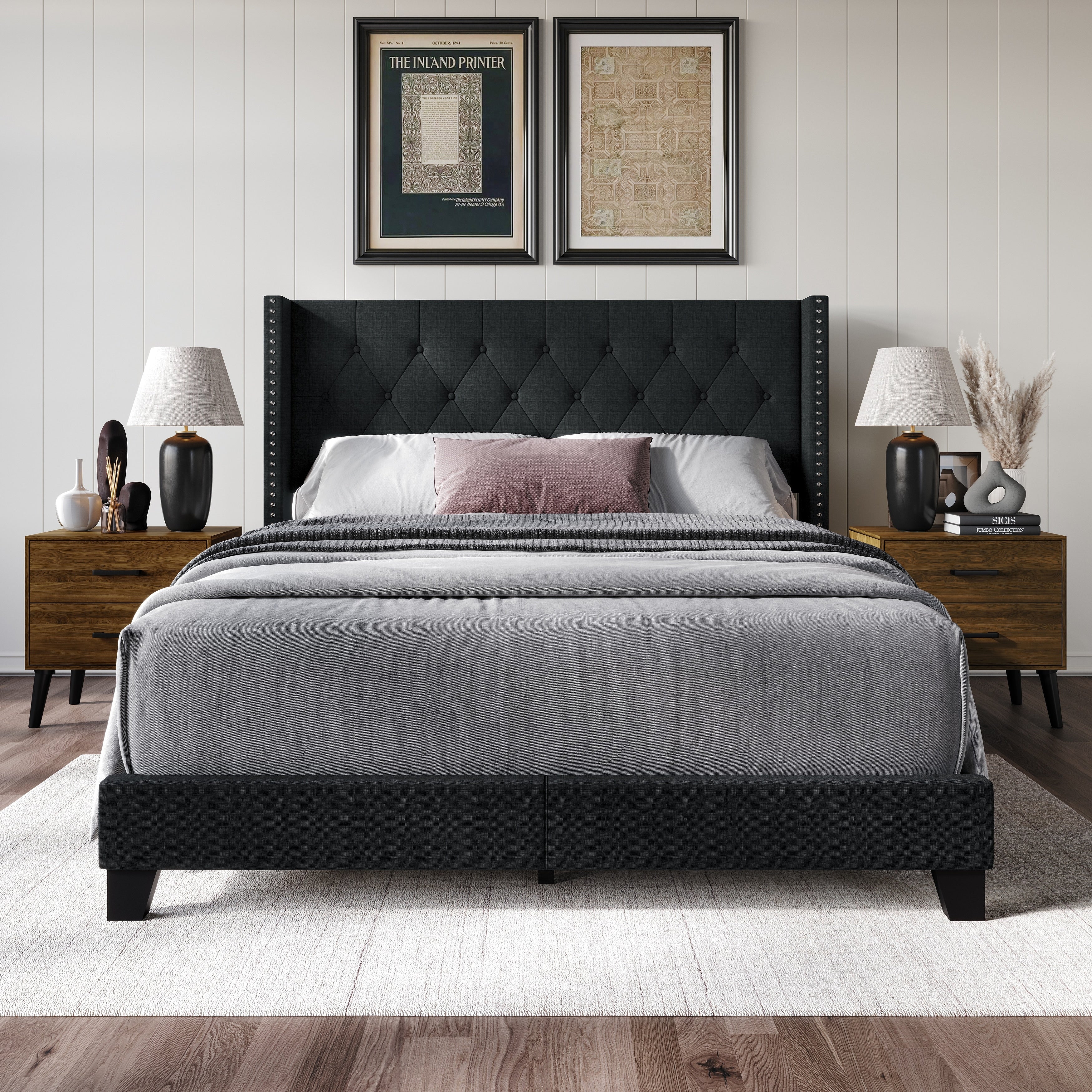 Craftporch Elegance Bedroom Set With Two Nightstand