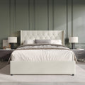 Craftporch Elegant Wingback Platform Lift Up Storage Bed