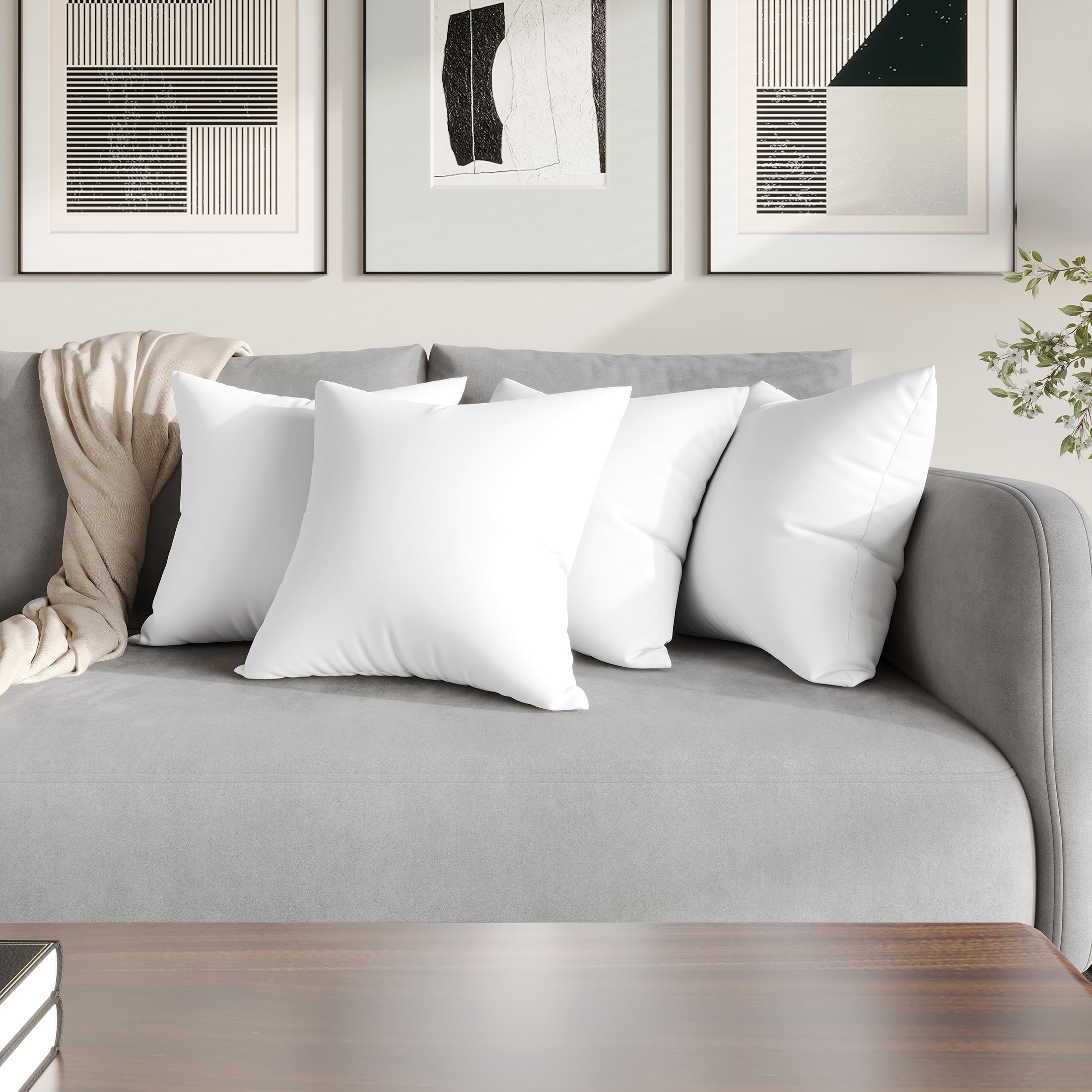 Craftporch Minimalist 20 Decorative Pillow Inserts