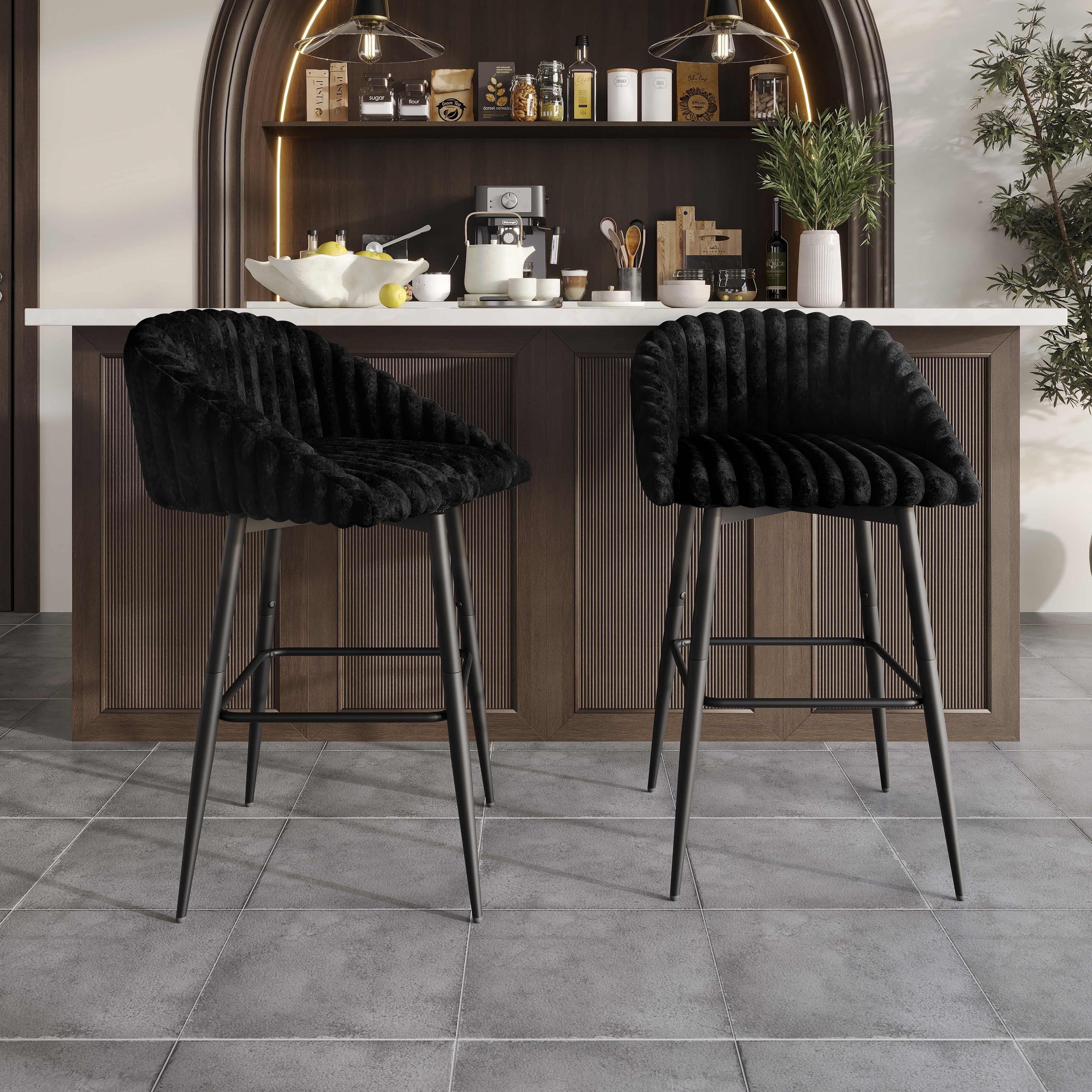 Craftporch Minimalist Swivel Counter Chair