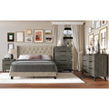 Craftporch Modern Gold Pu Bedroom Set