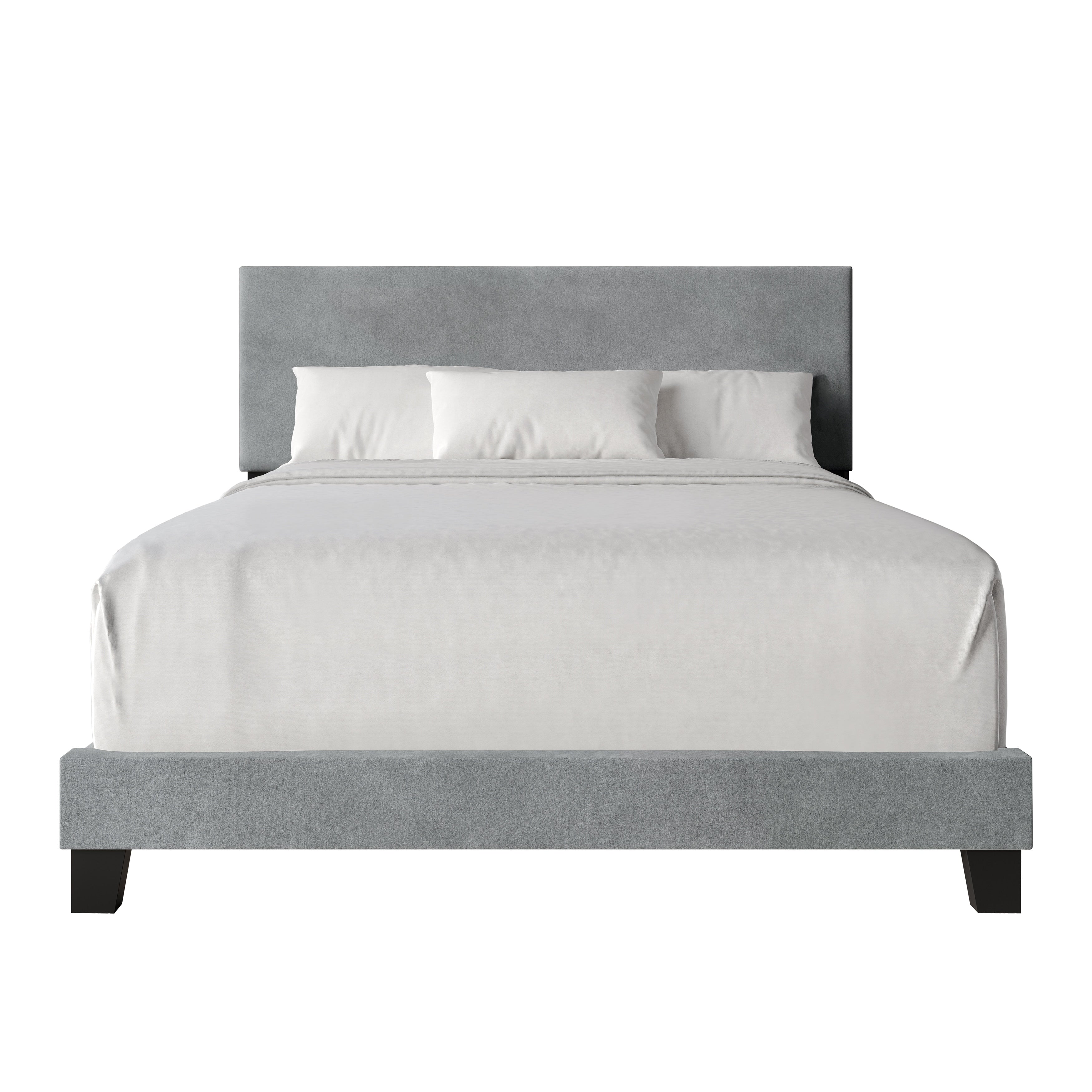 Craftporch Sophisticated Velvet Upholstered Bed