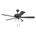 Craftmade Ecf1145 Eos 5 Blade Indoor Led Ceiling Fan With 4 Frosted