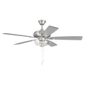 Craftmade Ecf2015 Eos 5 Blade Indoor Led Ceiling Fan With Clear Glass