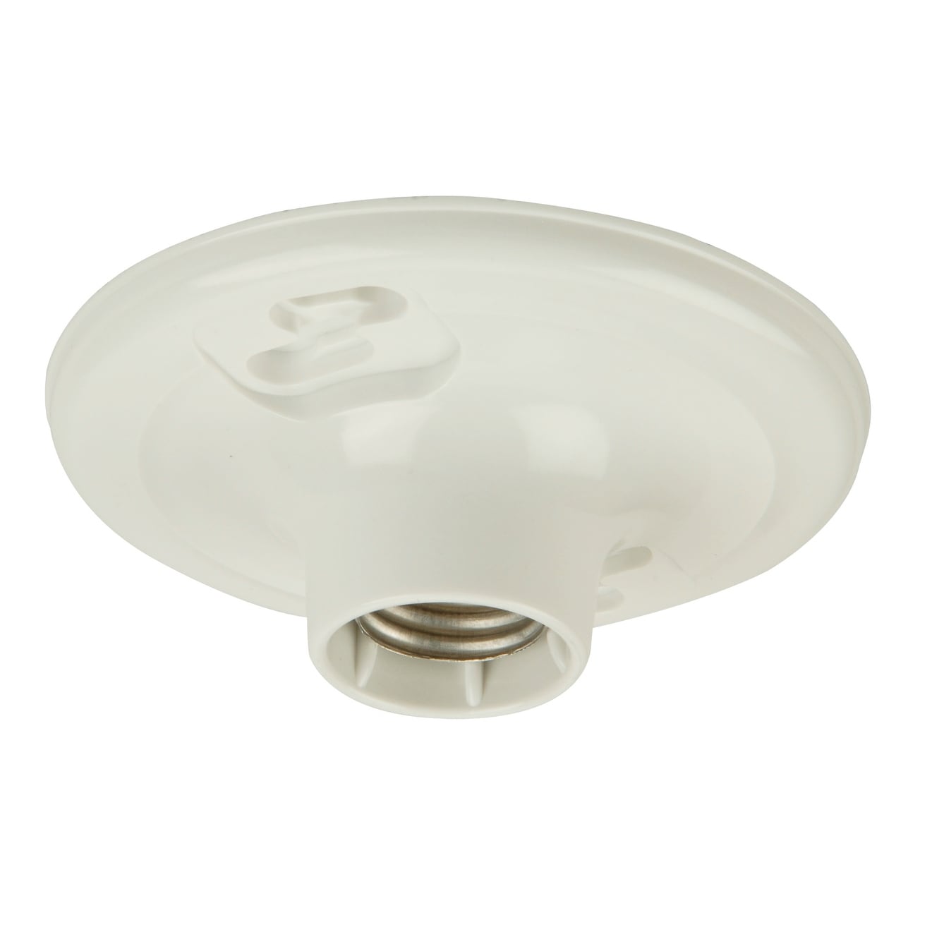 Craftmade K212 P Plastic One Piece Keyless Lamp Holder White N A