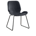 Furniture Of America Markson Industrial Mid Century Modern Faux Leather Side Chair
