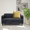 Cream Gold Solid Throw Pillow