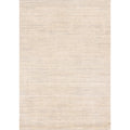 Cream Grey Subtle Distressed Stain Resistant Rug