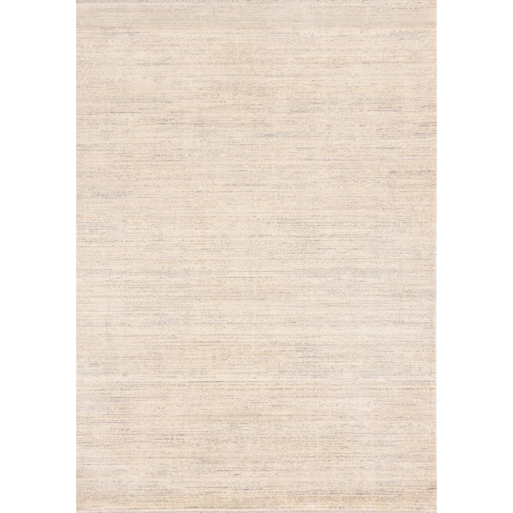 Cream Grey Subtle Distressed Stain Resistant Rug