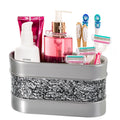 Creative Scents Brushed Nickel 3 Compartment Bathroom Organizer