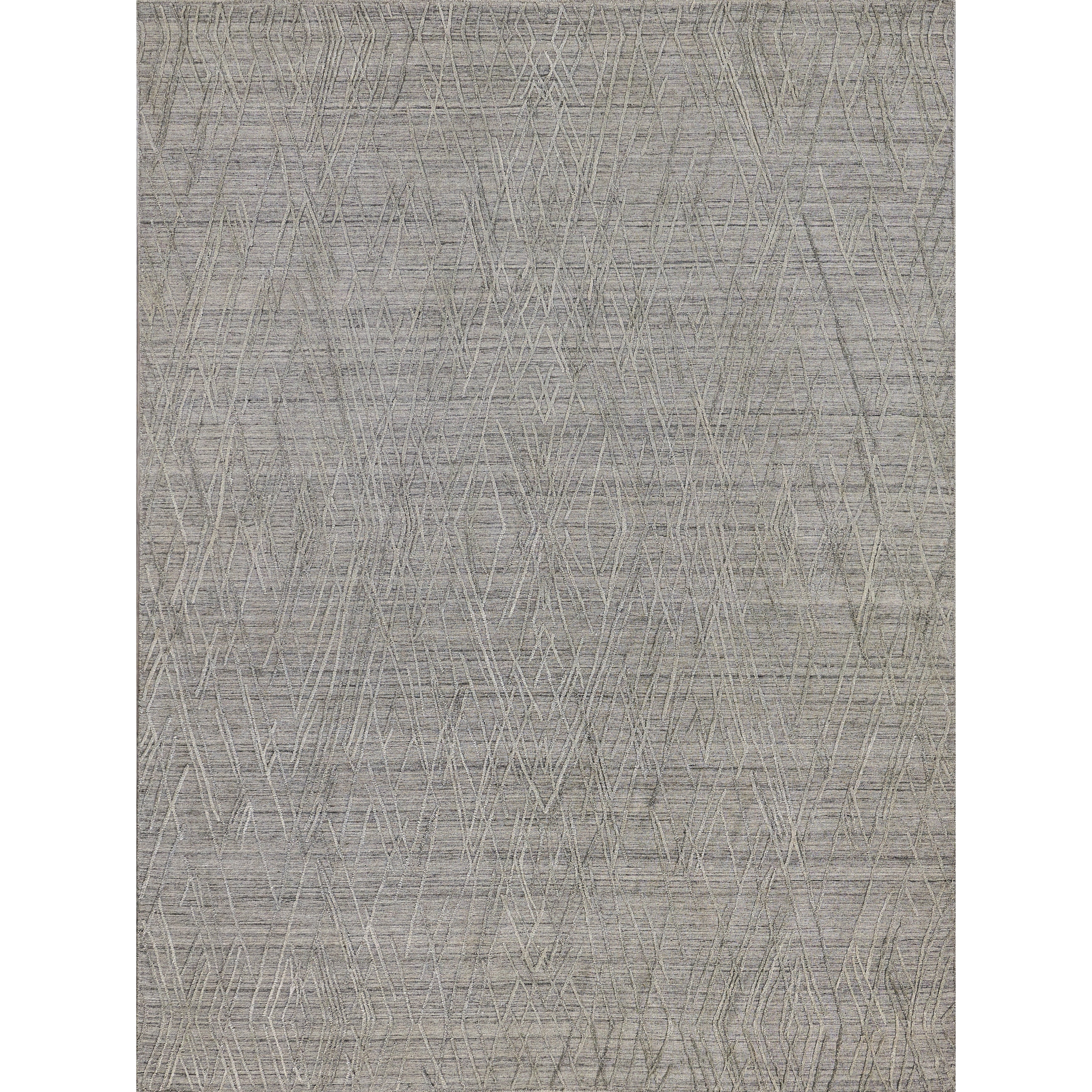 Crescendo Handloomed Bamboo Silk Beige Area Rug