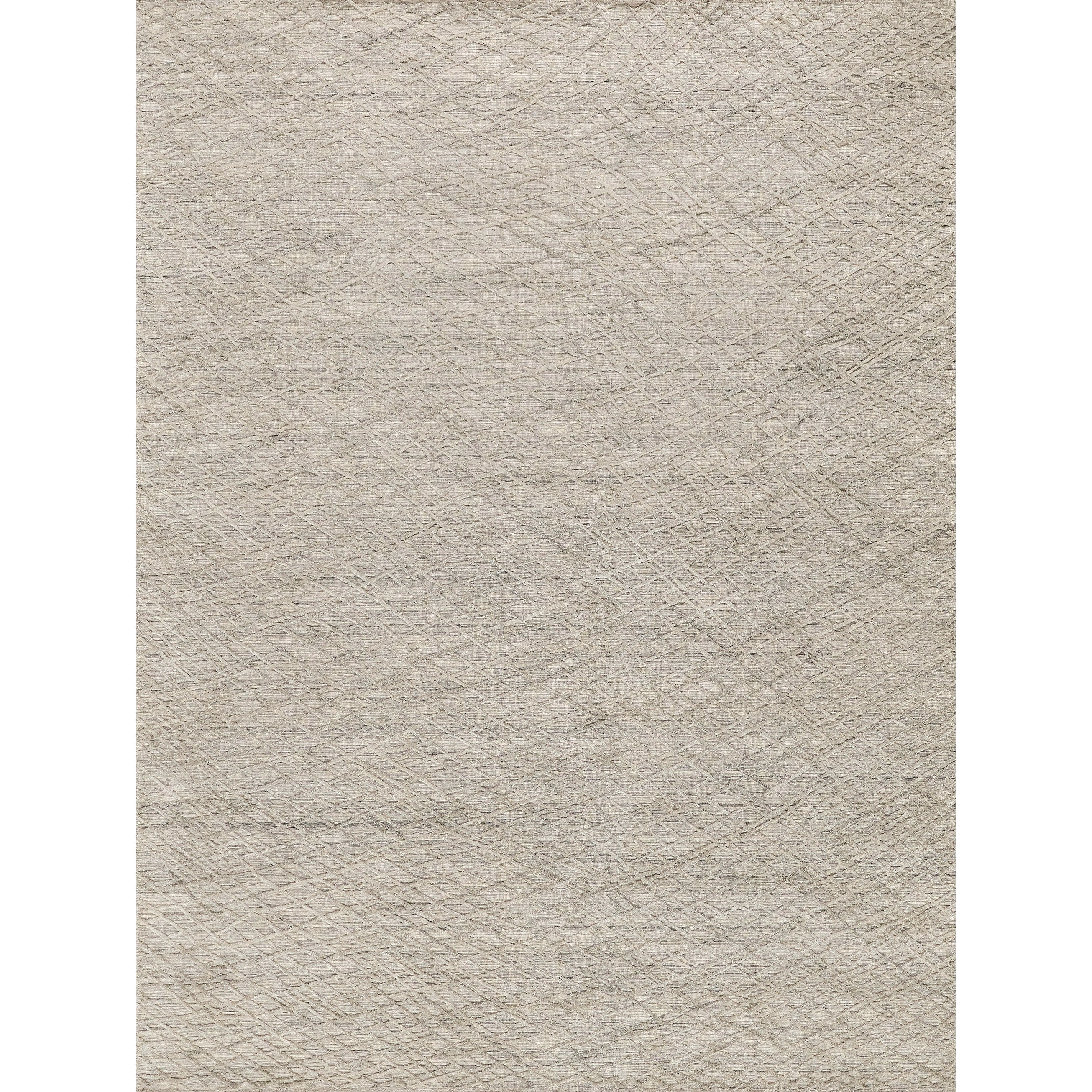 Crescendo Handloomed Bamboo Silk Beige Area Rug