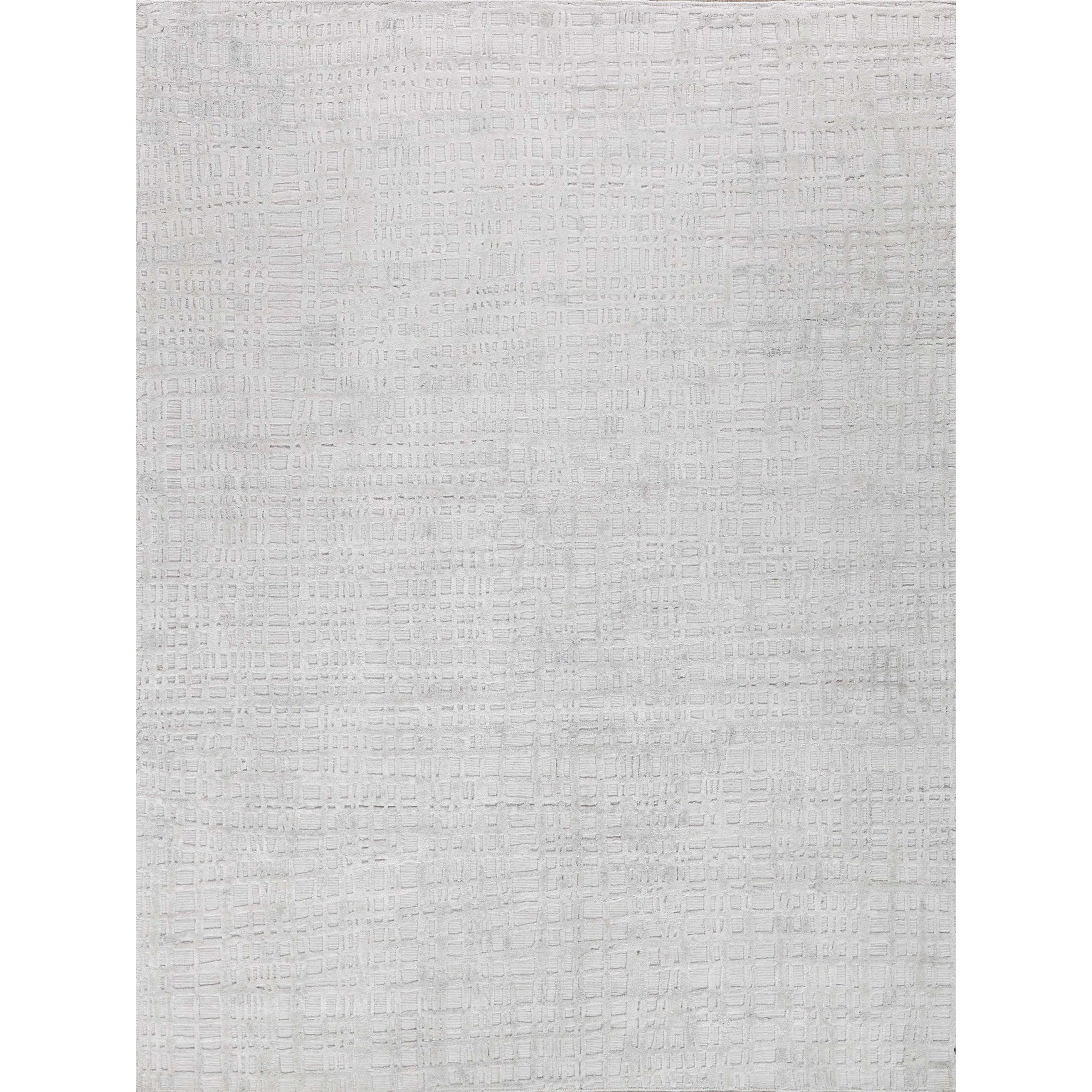 Crescendo Handloomed Bamboo Silk White Area Rug