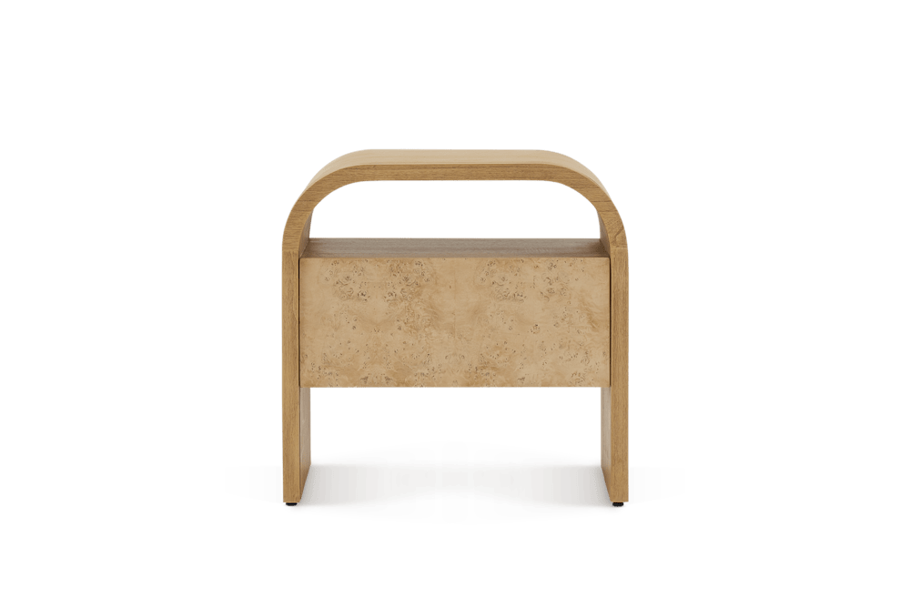 Crescent 1-Drawer Nightstand