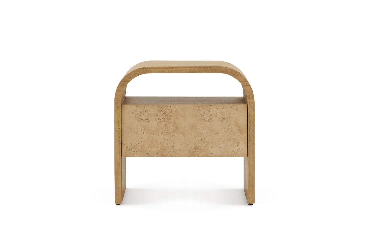 Crescent 1-Drawer Nightstand