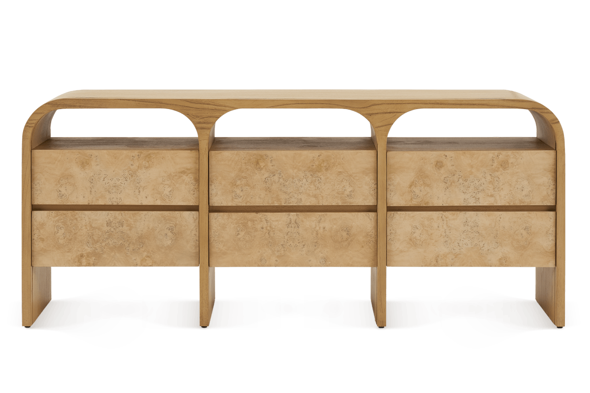 Crescent 6-Drawer Dresser