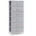 Crestlive Products Vertical Dresser Storage Tower With Wood Top