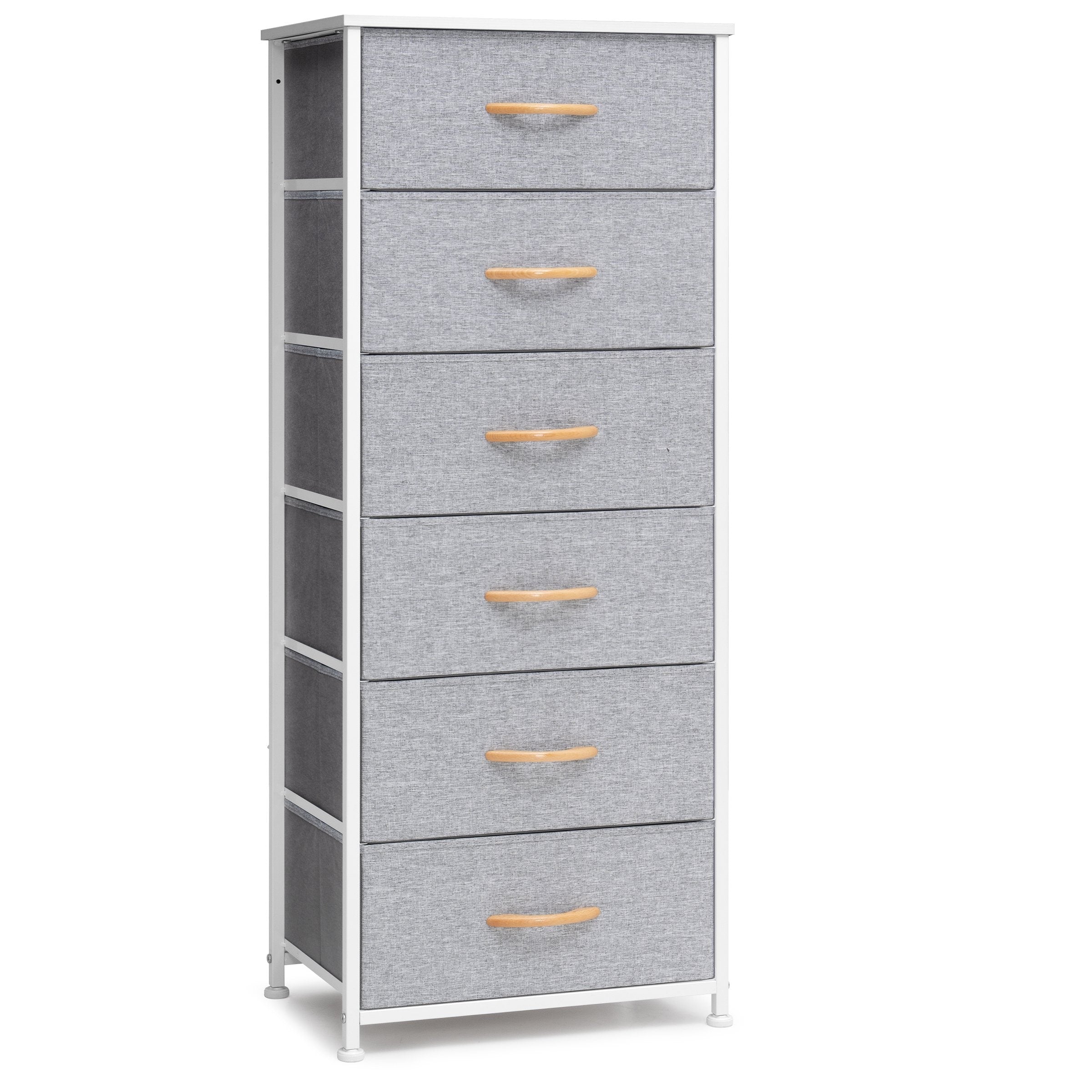 Crestlive Products Vertical Dresser Storage Tower With Wood Top