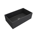 Crestwood 33 Modern Single Bowl Apron Fireclay Sink Charcoal