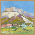 Crimean Mountains By Alexander Shandor Framed Canvas Wall Art