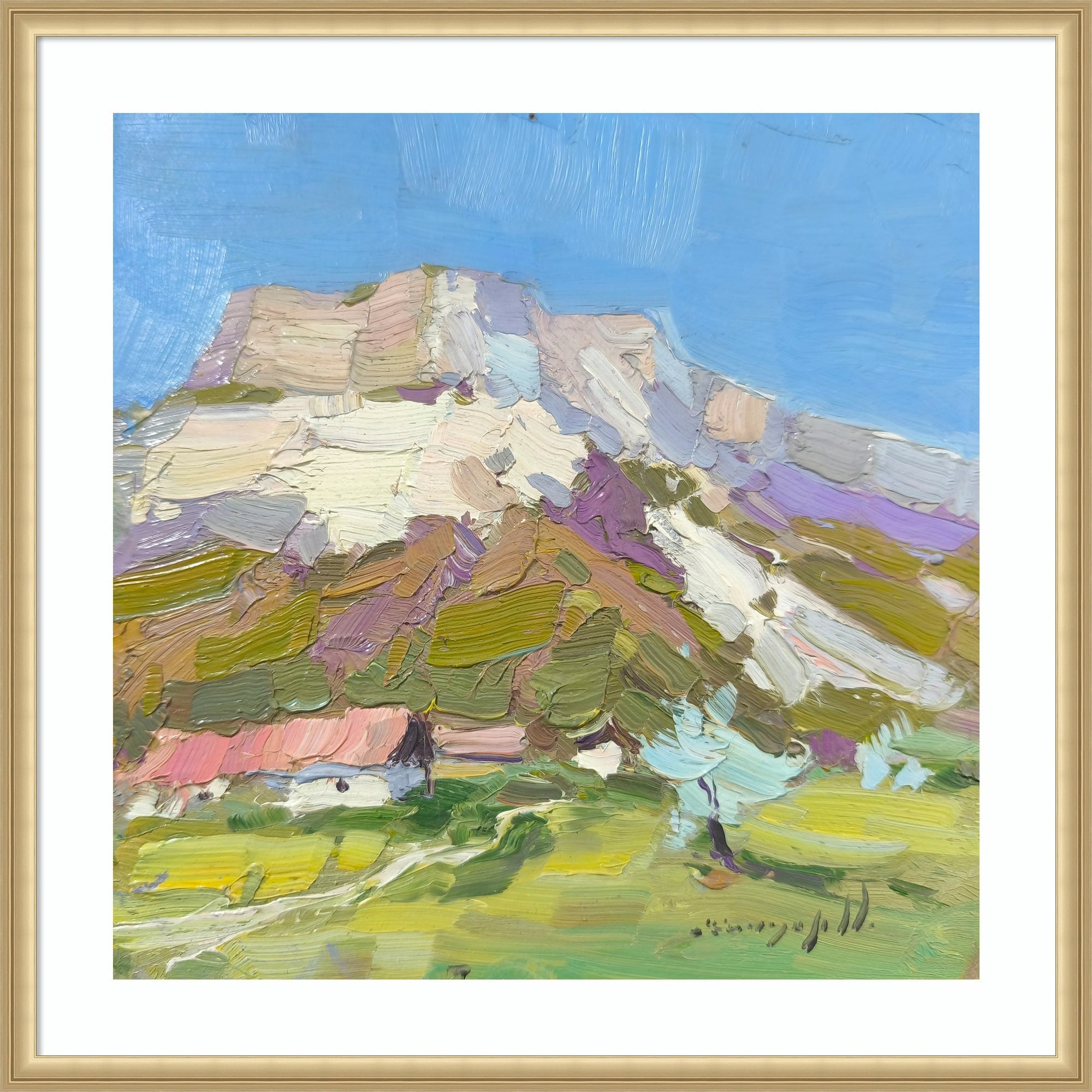 Crimean Mountains By Alexander Shandor Wood Framed Wall Art Print