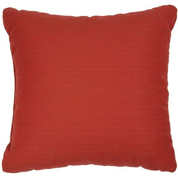 Crimson 22 Inch Knife Edged Indoor Outdoor Pillows With Sunbrella Fabric Set Of 2