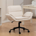 Criss Cross Chair With 5 Gear Adjustable Armrests Wheels Ergonomic Thickened Backrest Swivel Desk Chair For Home Office