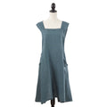 Criss Cross No Tie Striped Apron