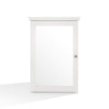Lydia Mirrored Wall Cabinet White