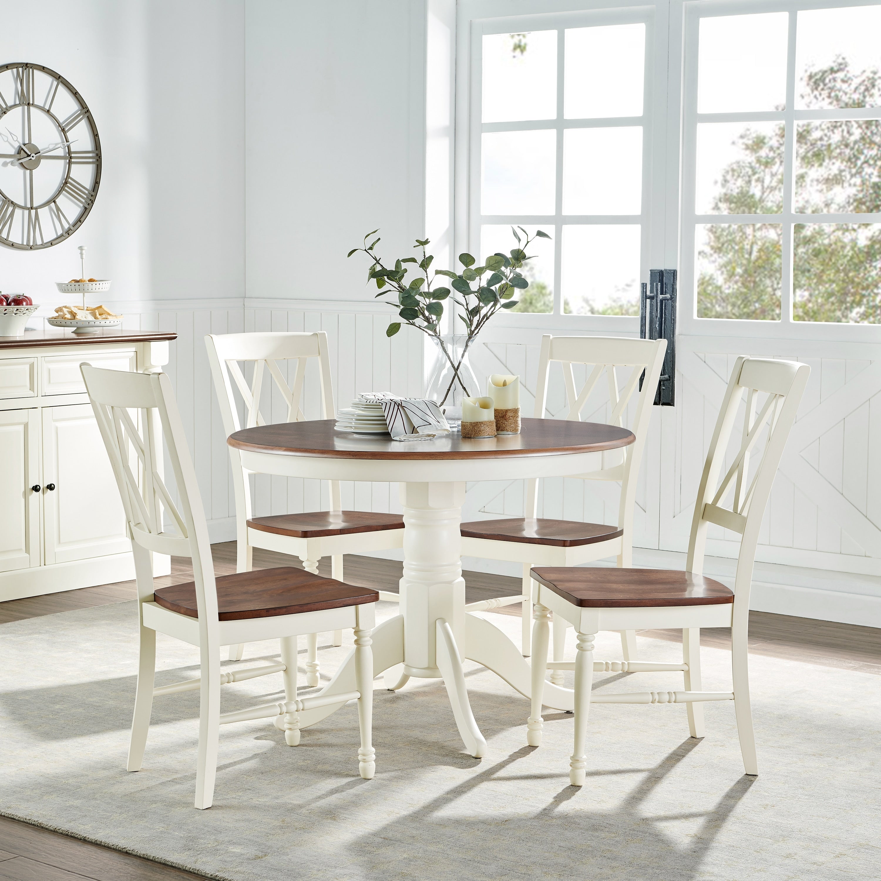 Shelby 5Pc Round Dining Set