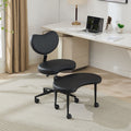 Cross Legged Meditation Chair With Wheels And Adjustable Stool For Fidgety Sitters