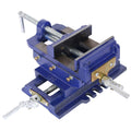 Cross Slide Vise Drill Press Vise 5Inch Drill Press Metal Milling 2 Way X Y Benchtop Wood Working Clamp Machine