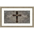 Cross With Wings By Brandon Glover Wood Framed Wall Art Print
