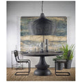 Mercana Crossman Box A B Wooden Dining Table Espresso Brown