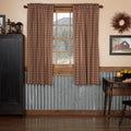 Crosswoods Lined Short Curtain Panel Set Of 2 63 X 36
