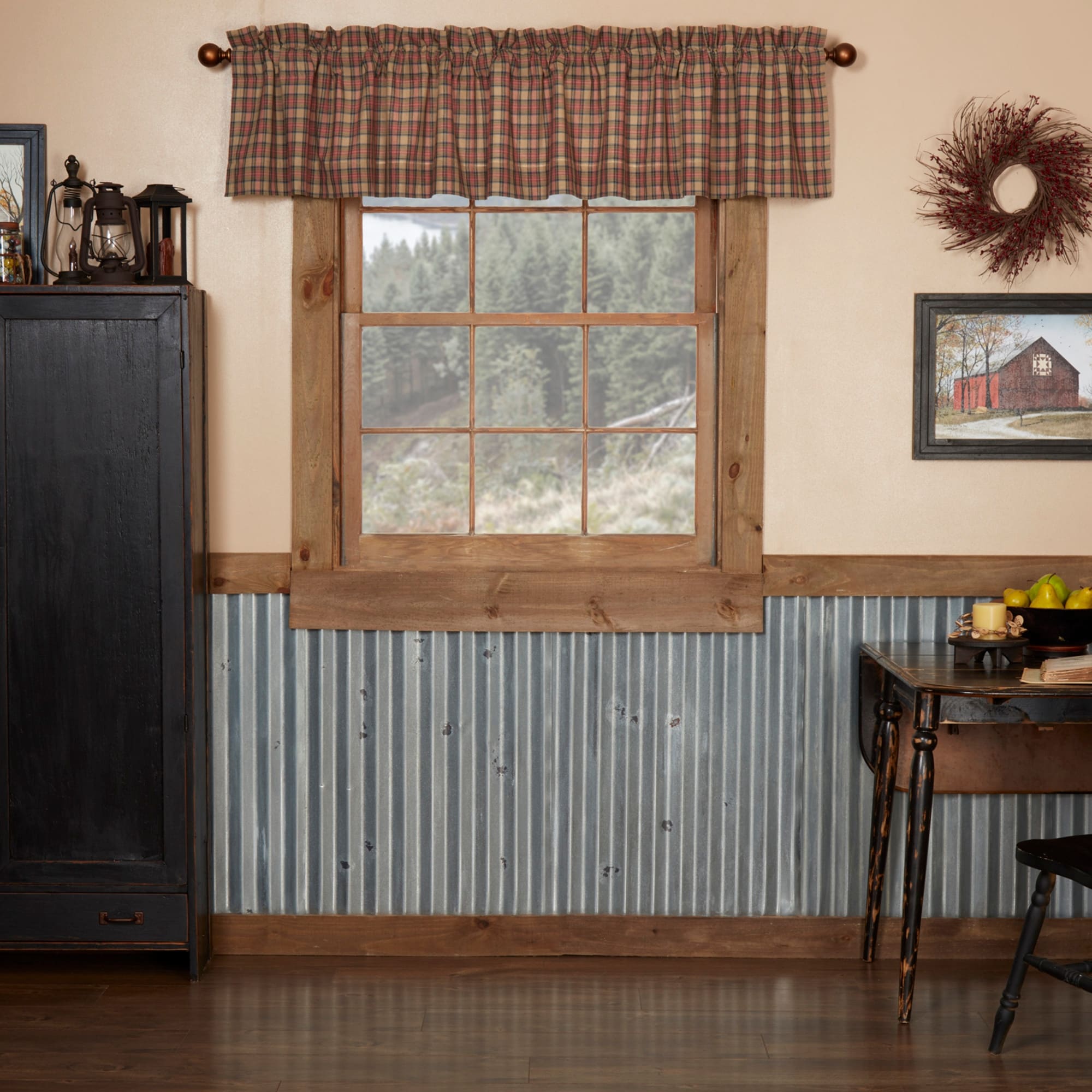 Crosswoods Lined Valance