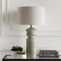 Crowland Farmhouse Grey Table Lamp