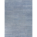 Crush Hand Knotted Bamboo Silk Aqua Dark Aqua Area Rug 8 X 10