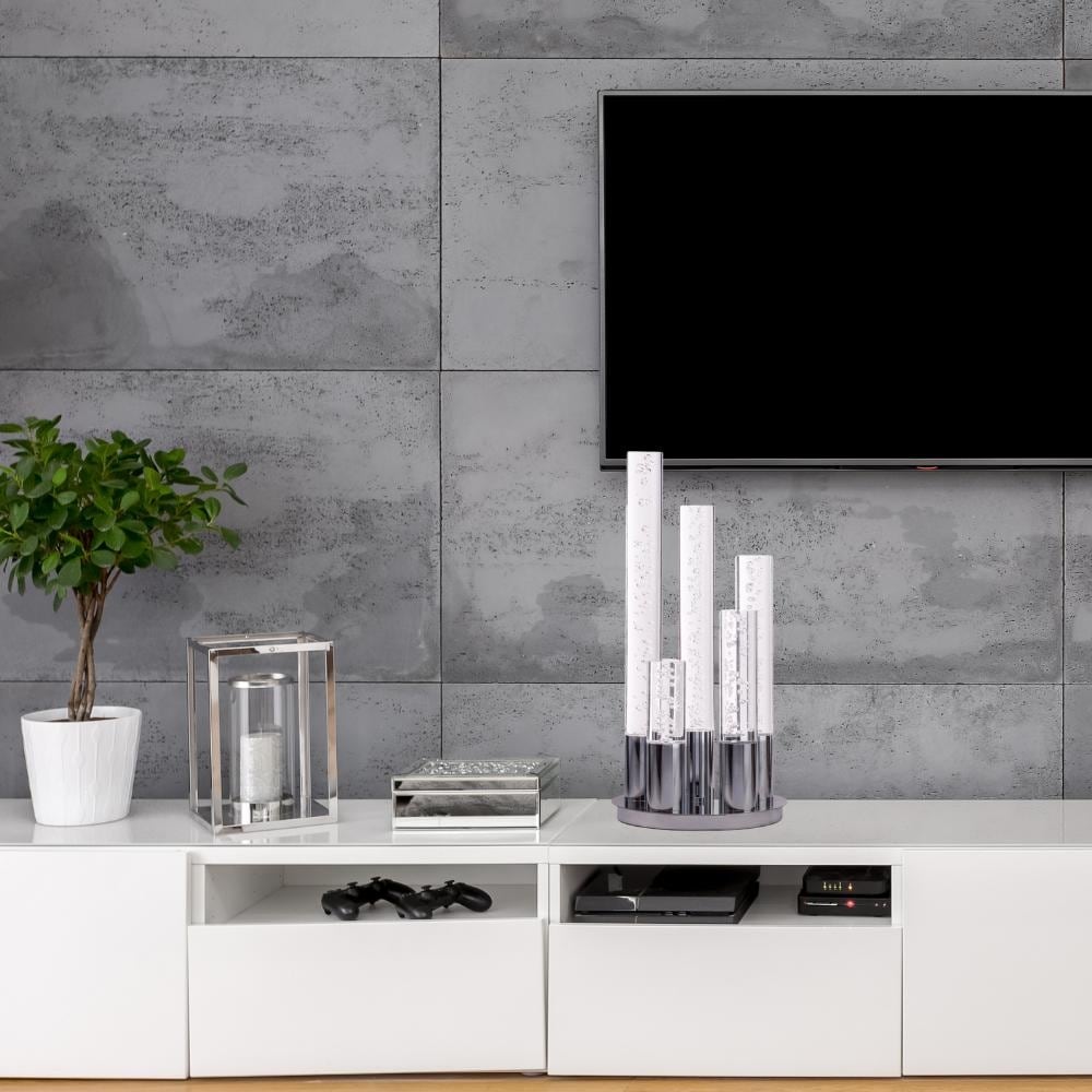 Cylinders 3 Light Table Lamp