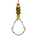 Crystal Gothic Cross Ceiling Fan Pull Antique Metal Chain 2.38 H