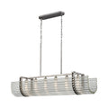 Crystal Rods Island Light Weathered Zinc Polished Nickel